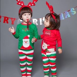Santa’s Little Helper Christmas Matching Pajamas